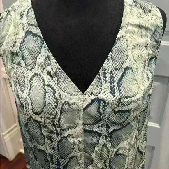 Adore Me Snake Print Sleeveless v neck Slip Dress Size Small - Picture 4 of 6